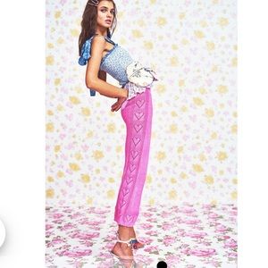 Brand New! LoveShackFancy Toro Pant- Pink Icing 💖